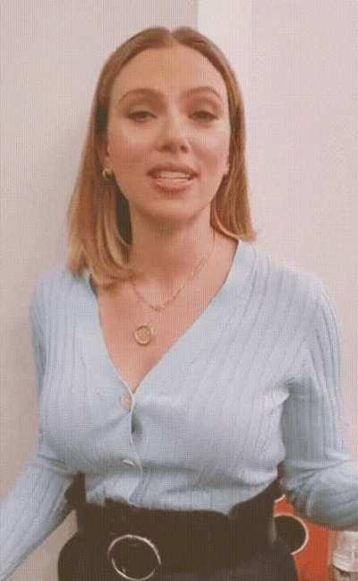 What is Scarlett Johansson telling you?