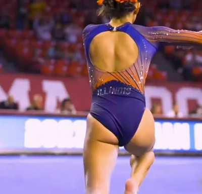 Mia Takekawa 🇯🇵🇺🇸 Illinois Gymnastics 💙🧡🤍🤸‍♀️