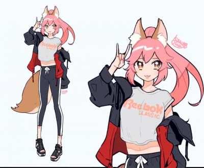 Tamamo Fashion Clothing Animated!