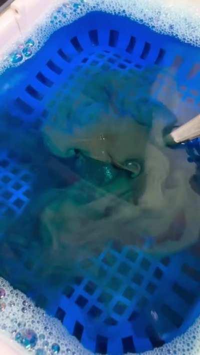 Ring cleaning in an ultrasonic cleaner