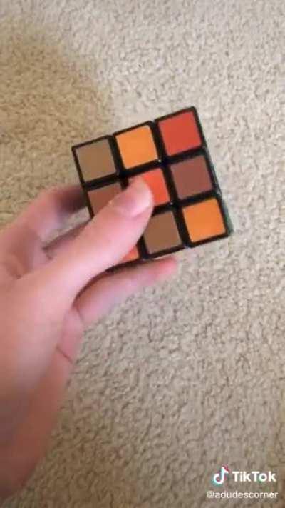 Just when you thought a normal Rubik's cube was hard enough...