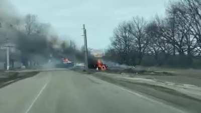 Second possibility of a neutralised T-90A in Ukraine from today [will look for confirmation, link in comments]