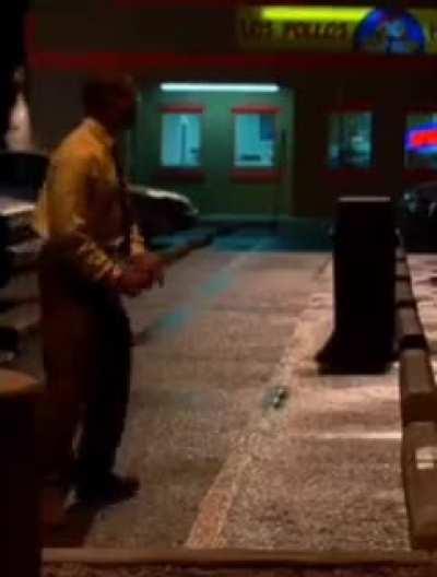 Gus Fring (Breaking Bad) throwing away a phone