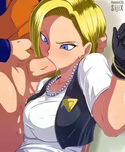 Android 18 Blowjob (Raburebo)