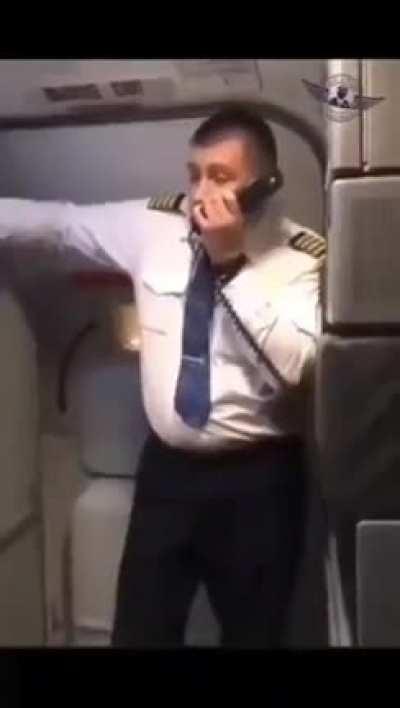 Commander of Russian airline to his passengers: 