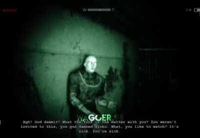 Ozzy in outlast... don't ask why.