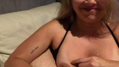 Ruined on her tits