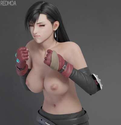 Tifa's fanservice, (RedMoa) [Final Fantasy]