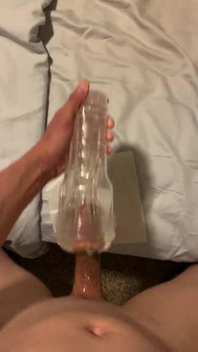 Giving my fleshlight ice some love