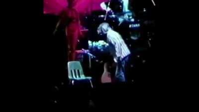 Kurt Cobain of Nirvana stopping a sexual assault at a concert, then the band shames the guy who sexually assaulted the woman in front of thousands of people.