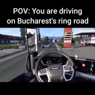 POV: You are driving on Bucharest's ring road irl