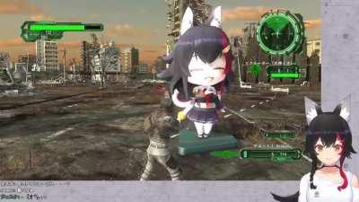 The best offence is an adorable defense! Mio finally got to officially interact with her decoy in EDF6!!