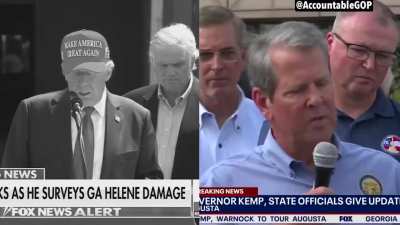 Trump lies about relief not being sent to Hurricane Helene victims, GA Gov directly debunks