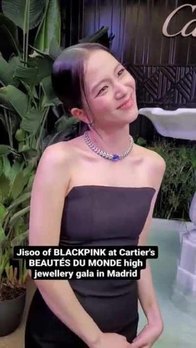 220615 Jisoo at the Cartier gala in Madrid