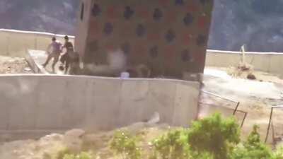 PKK militants conduct a text-book ambush using small arms fire against Turkish Soldiers killing and wounding a few of them.