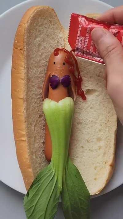 Little mermaid hot dogs 