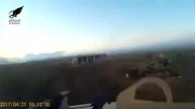 FSA plunging into regime soldiers. Second video.