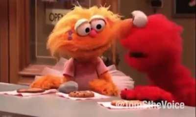 Elmo can't take it no more