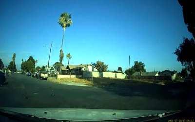 Guy Runs Stop Sign - Blames Me Until He Sees My Dashcam