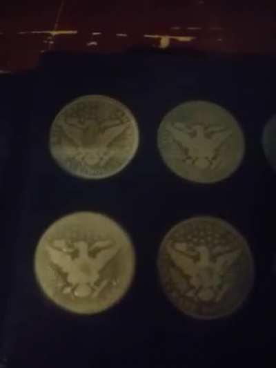 Barber Half Dollar Set