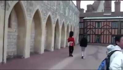 Touching a queen’s guard WCGW