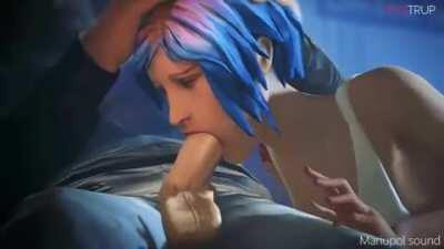 Chloe Price throatfuck (fugtrup) [Life is Strange]