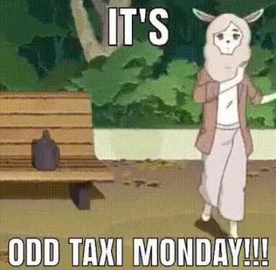 It's odd taxi monday!!!!!