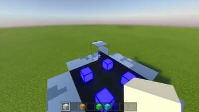 Mirror room in minecraft