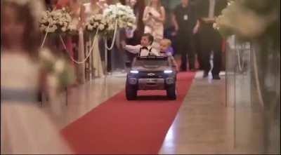 This groom surprised his bride by having her students with Down’s syndrome be the ring bearers and I’m a puddle of tears on the floor.