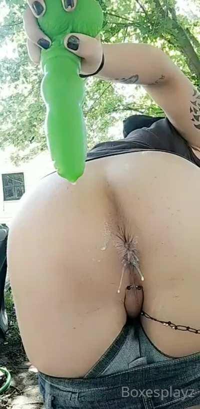 Knotted Full of CumLube Outside