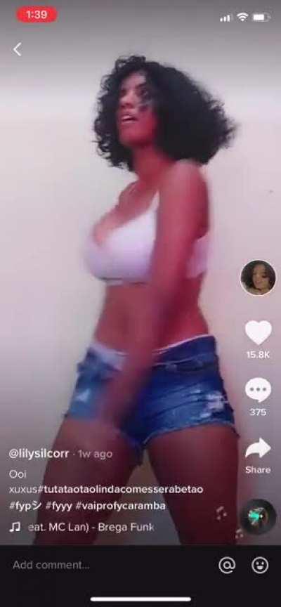 Wearing a bra (TikTok)