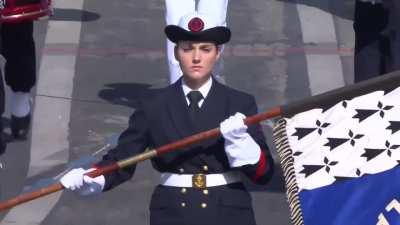 The French Navy's bagpipe banger