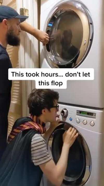 Playing the Harry Potter theme on a washing machine