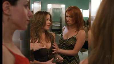 Christina Applegate Cleavage Groped