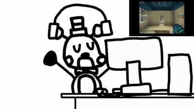 Toy Freddy Plays Minecraft