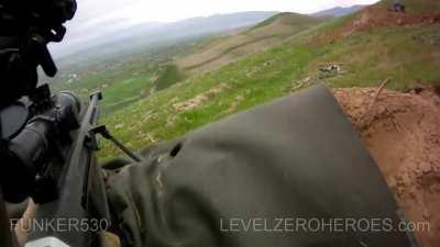 MARSOC Snipers in a firefight with the Taliban. Afghanistan ~ 2012