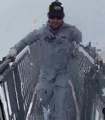 Mcgregor having the time of his life in Switzerland