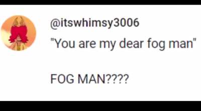 EMERGENCY FOG SITUATION