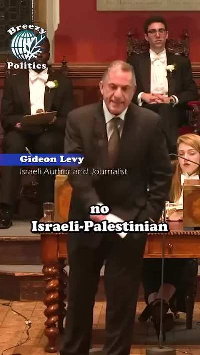 Israeli author and journalist, Gideon Levy, exposes Israel for what it is