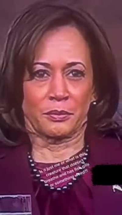 What's up with Kamala Harris' neck during Joe Biden's state of the union speech?