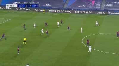 Barcelona 1-[3] Bayern Munich: Serge Gnabry goal 27'