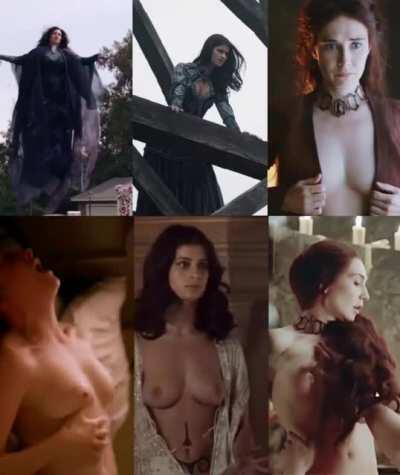 Breed one of these sexy witches as your new family coven supreme: 1) Slutty aunt Kathryn Hahn 2) Sexy sis Anya Chalotra 3) Hot mom Carice Van Houten