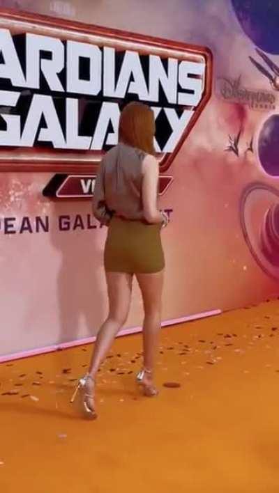 Karen at the Guardians of the Galaxy Paris premiere.