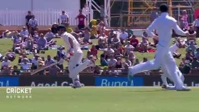 This almost physics defying ‘run out’ by Bavuma!