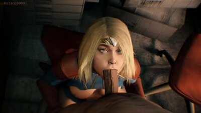 Supergirl Blowjob - ðŸ”¥ Supergirl sloppy blowjob (Hazard3000) [Injustice 2, DC]...