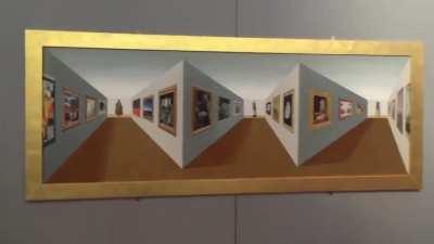 The 3D optical illusion “Superduperperspective”