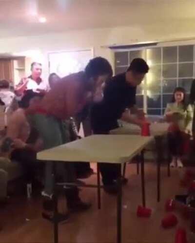 Blowing competition