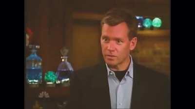 Online sexual predator can’t stop sweating as Chris Hansen appears.