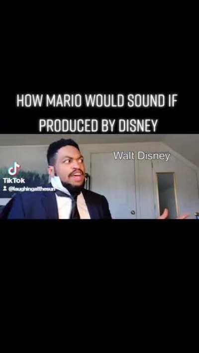 Walt Disney fixes Mario's voice