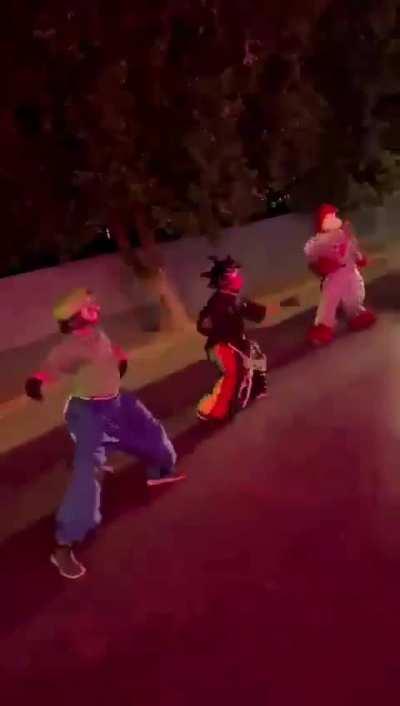 Dancing Goku Hit by Motorcycle in Brazil